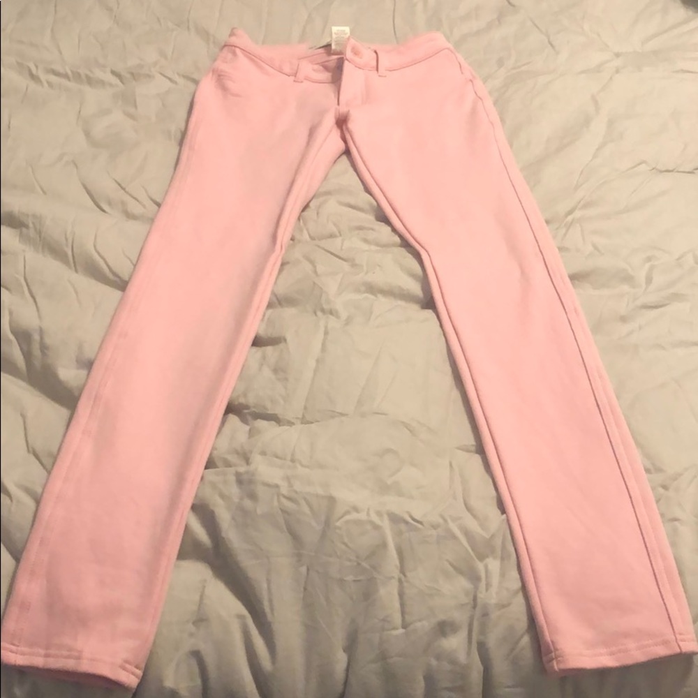 Pink jeggings